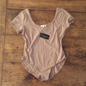 Fashion nova bodysuit nude color